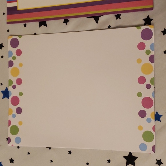 Free! (With Purchase) Barker Creek Designer Computer Paper- 2 Multicolor Border - Picture 4 of 9